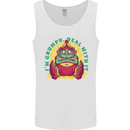 Grumpy Elf Funny Anti Christmas Bah Humbug Mens Vest Tank Top White