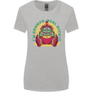 Grumpy Elf Funny Anti Christmas Bah Humbug Womens Wider Cut T-Shirt Sports Grey