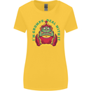 Grumpy Elf Funny Anti Christmas Bah Humbug Womens Wider Cut T-Shirt Yellow