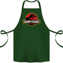 Grumpysaurus Funny Grumpy Old Git Man Cotton Apron 100% Organic Forest Green