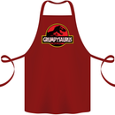Grumpysaurus Funny Grumpy Old Git Man Cotton Apron 100% Organic Maroon