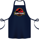 Grumpysaurus Funny Grumpy Old Git Man Cotton Apron 100% Organic Navy Blue