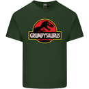 Grumpysaurus Funny Grumpy Old Git Man Mens Cotton T-Shirt Tee Top Forest Green