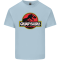 Grumpysaurus Funny Grumpy Old Git Man Mens Cotton T-Shirt Tee Top Light Blue