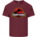 Grumpysaurus Funny Grumpy Old Git Man Mens Cotton T-Shirt Tee Top Maroon