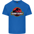 Grumpysaurus Funny Grumpy Old Git Man Mens Cotton T-Shirt Tee Top Royal Blue