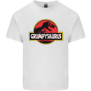 Grumpysaurus Funny Grumpy Old Git Man Mens Cotton T-Shirt Tee Top White