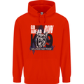 Guard Dog German Shepherd Fast Food Childrens Kids Hoodie Bright Red