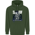Guard Dog German Shepherd Fast Food Childrens Kids Hoodie Forest Green
