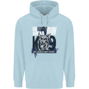 Guard Dog German Shepherd Fast Food Childrens Kids Hoodie Light Blue