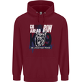 Guard Dog German Shepherd Fast Food Childrens Kids Hoodie Maroon