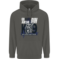 Guard Dog German Shepherd Fast Food Childrens Kids Hoodie Storm Grey