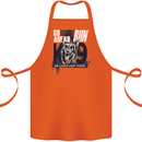 Guard Dog German Shepherd Fast Food Cotton Apron 100% Organic Orange