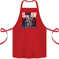 Guard Dog German Shepherd Fast Food Cotton Apron 100% Organic Red