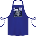 Guard Dog German Shepherd Fast Food Cotton Apron 100% Organic Royal Blue