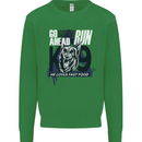 Guard Dog German Shepherd Fast Food Kids Sweatshirt Jumper Irish Green