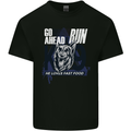 Guard Dog German Shepherd Fast Food Mens Cotton T-Shirt Tee Top Black