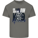 Guard Dog German Shepherd Fast Food Mens Cotton T-Shirt Tee Top Charcoal