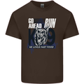 Guard Dog German Shepherd Fast Food Mens Cotton T-Shirt Tee Top Dark Chocolate