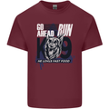 Guard Dog German Shepherd Fast Food Mens Cotton T-Shirt Tee Top Maroon