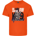 Guard Dog German Shepherd Fast Food Mens Cotton T-Shirt Tee Top Orange