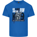 Guard Dog German Shepherd Fast Food Mens Cotton T-Shirt Tee Top Royal Blue