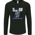 Guard Dog German Shepherd Fast Food Mens Long Sleeve T-Shirt Black