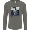 Guard Dog German Shepherd Fast Food Mens Long Sleeve T-Shirt Charcoal