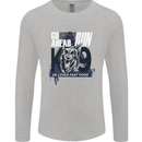 Guard Dog German Shepherd Fast Food Mens Long Sleeve T-Shirt Sports Grey