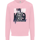 Guard Dog German Shepherd Fast Food Mens Sweatshirt Jumper Light Pink