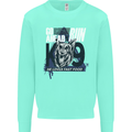 Guard Dog German Shepherd Fast Food Mens Sweatshirt Jumper Peppermint