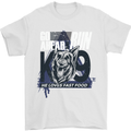 Guard Dog German Shepherd Fast Food Mens T-Shirt Cotton Gildan White
