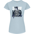 Guard Dog German Shepherd Fast Food Womens Petite Cut T-Shirt Light Blue