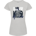 Guard Dog German Shepherd Fast Food Womens Petite Cut T-Shirt Sports Grey