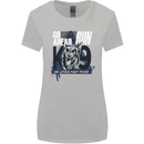 Guard Dog German Shepherd Fast Food Womens Wider Cut T-Shirt Sports Grey