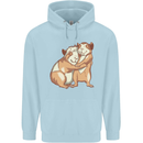 Guinea Pigs Hugging Childrens Kids Hoodie Light Blue