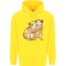 Guinea Pigs Hugging Childrens Kids Hoodie Yellow