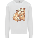 Guinea Pigs Hugging Kids Sweatshirt Jumper White