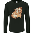 Guinea Pigs Hugging Mens Long Sleeve T-Shirt Black