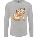 Guinea Pigs Hugging Mens Long Sleeve T-Shirt Sports Grey