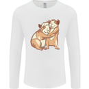 Guinea Pigs Hugging Mens Long Sleeve T-Shirt White
