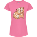 Guinea Pigs Hugging Womens Petite Cut T-Shirt Azalea