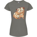 Guinea Pigs Hugging Womens Petite Cut T-Shirt Charcoal