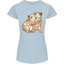 Guinea Pigs Hugging Womens Petite Cut T-Shirt Light Blue
