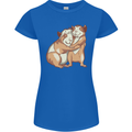 Guinea Pigs Hugging Womens Petite Cut T-Shirt Royal Blue