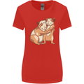 Guinea Pigs Hugging Womens Wider Cut T-Shirt Red