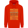 Guitar Bass Electric Acoustic Player Music Childrens Kids Hoodie Bright Red