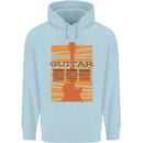 Guitar Bass Electric Acoustic Player Music Childrens Kids Hoodie Light Blue