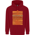 Guitar Bass Electric Acoustic Player Music Childrens Kids Hoodie Red
