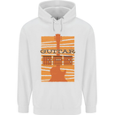 Guitar Bass Electric Acoustic Player Music Childrens Kids Hoodie White